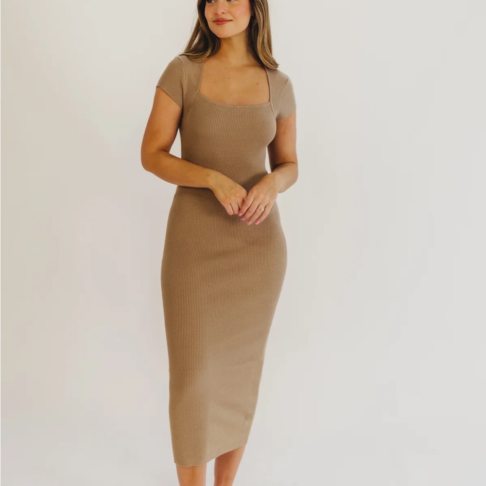 Worth Collective Wren Ribbed Knit Maxi BLACK